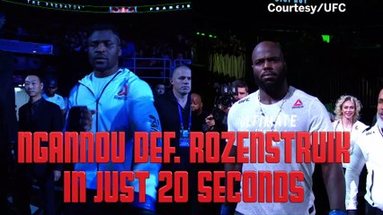 Francis Ngannou Knocks Out Jairzinho Rozenstruik
