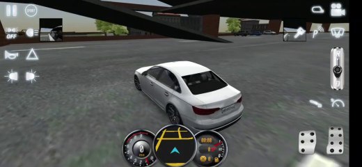 Driving simulator Audi car Driving