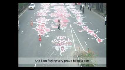 Documentary  "Green Signal " on World Longest Alpona/painting