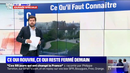 Déconfinement: ce qui rouvre et ce qui reste fermé lundi