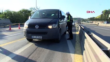 DENETİMLERİN SÜRDÜĞÜ 15 TEMMUZ ŞEHİTLER KÖPRÜSÜ'NDE EDS KURULUYOR