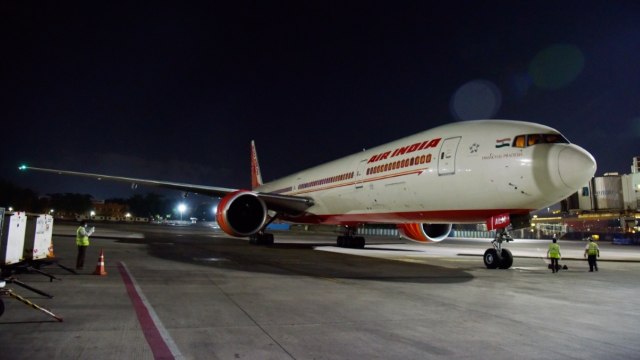 The Air India flight from London to Mumbai with 329 passengers