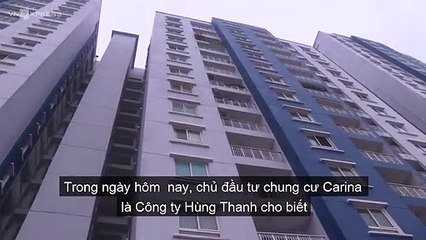 Chung cư Carina hỏng nhẹ sau vụ cháy