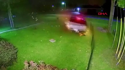 Takla atan cipin içinden uçtu? Ezilmekten son anda kurtuldu