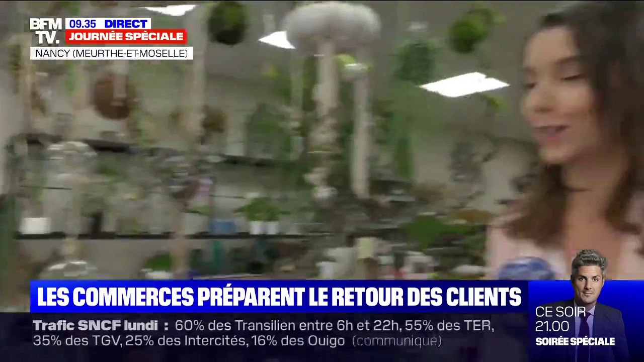 Déconfinement: à Nancy, les commerces préparent le retour des clients