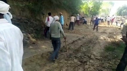 लंबे समय बाद सोशल डिस्टेंसिंग के बीच शुरू हुआ मनरेगा का कार्य