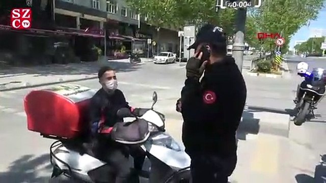 Sultangazi'de ceza yememek için polise dil döktü