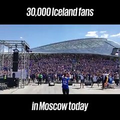 CĐV Iceland trình diễn màn cổ vũ Viking tại World Cup 2018