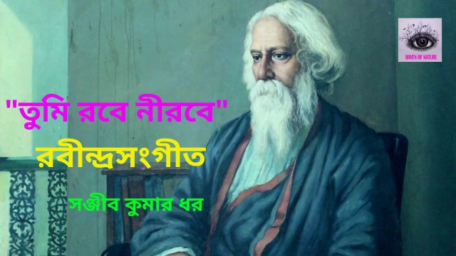 Tumi Robe Nirobe | তুমি রবে নীরবে | Rabindra Sangeet | Sanjib Kumar Dhar