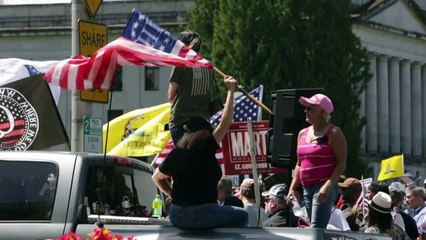 Proteste gegen Corona-Beschränkungen in Washington