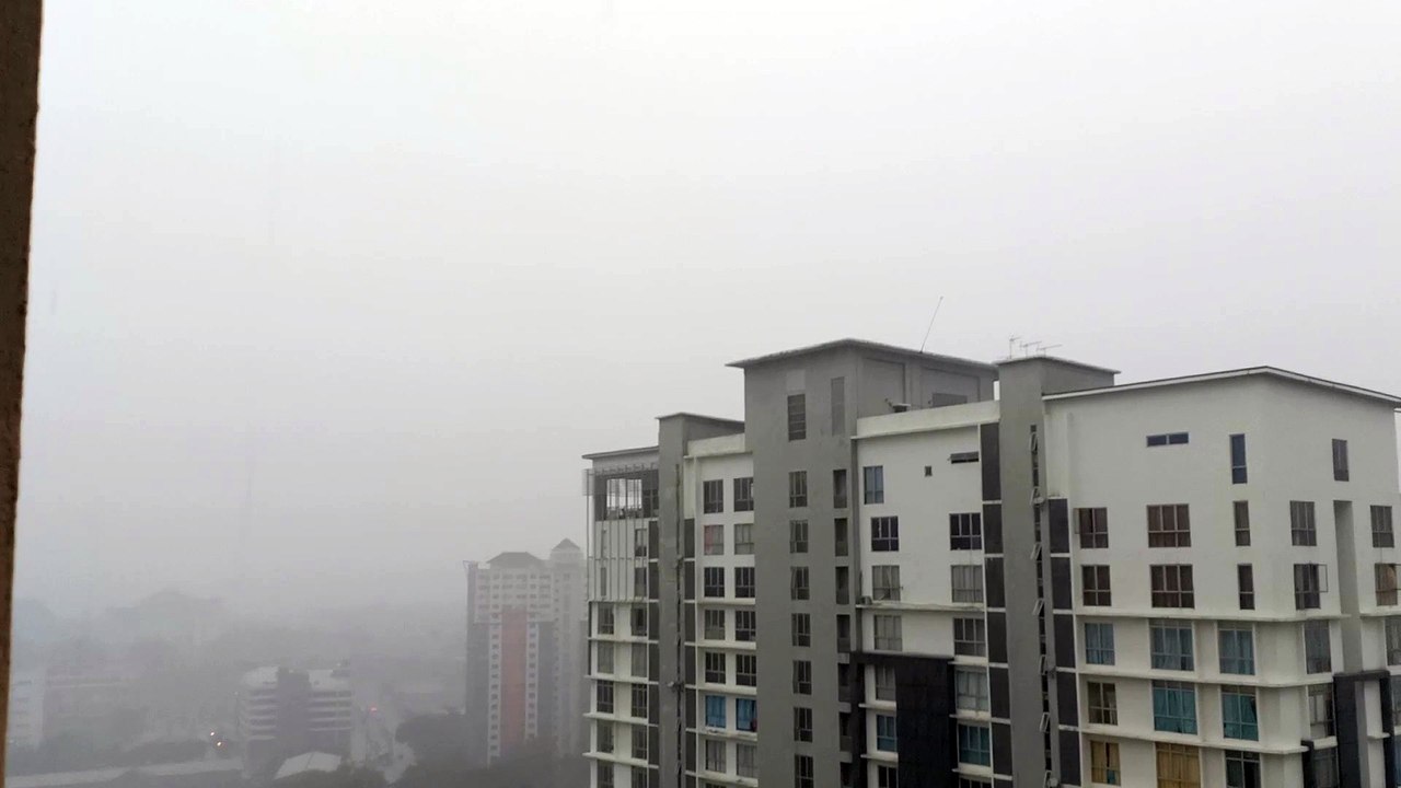 KLCC Heavy rain.