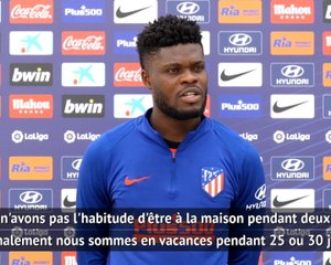 Atlético Madrid - Partey et Gimenez "anxieux" mais "ravis" de reprendre l'entraînement