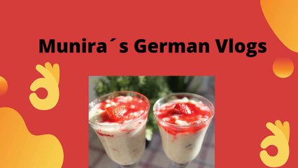 Custard with Chira/Flattened Rice| চিড়া দিয়ে মজার কাস্টার্ড | Munira`s German Vlogs.