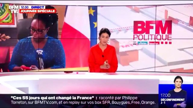 L'image de Sibeth Ndiaye en train de fumer dans son bureau diffusée en direct ce midi par BFM TV provoque la colère des internautes sur les réseaux sociaux.