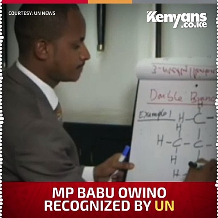 MP Babu Owino Recognized by UN