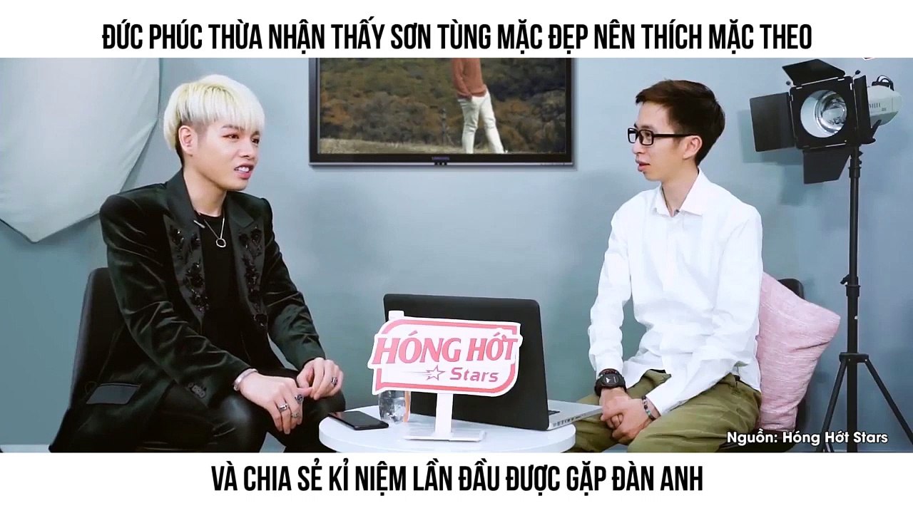 Đức Phúc thừa nhận thấy Sơn Tùng mặc đẹp nên thích mặc theo