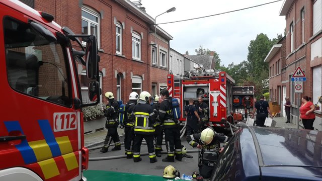 Lessines incendie rue F Watterman 1