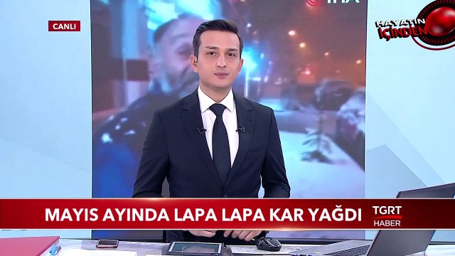 Ardahan'da Mayıs Ayında Lapa Lapa Kar Yağdı