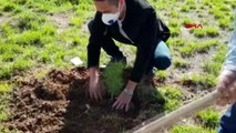 NEVŞEHİR Karantina süresi tamamlanan 123 kişi, fidan dikerek ayrıldı