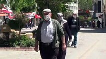 Kütahya'da 65 yaş üstü vatandaşların sokağa çıkma sevinci