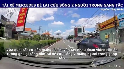 cứu sống 2 mạng người ngã xe trong gang tấc