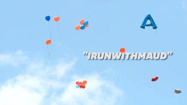 Un lâcher de ballons organisé en hommage à Ahmaud Arbery