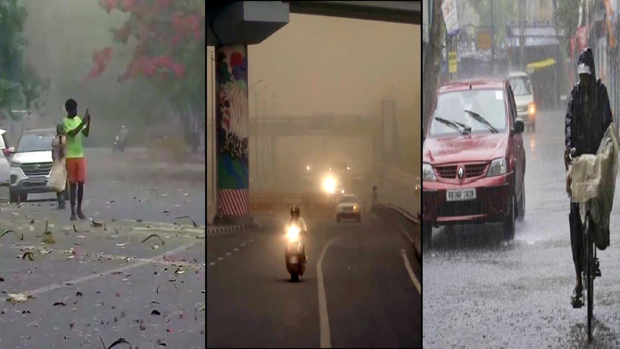#Watch : Dust Storm Hits Delhi, Weather Changed...