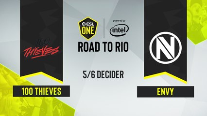 CSGO - Envy vs. 100 Thieves [Inferno] Map 2 - ESL One Road to Rio - 5:6 Decider - NA
