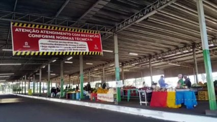 Com menor adesão, Feira do Produtor segue com atendimentos até o meio-dia