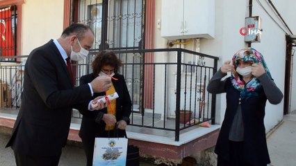 Başkan Akın şehit annelerini unutmadı