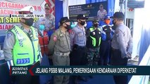 Jelang PSBB, Polisi Perketat Pemeriksaan di Pintu Masuk Kota Malang