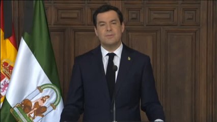 Moreno pide a Sánchez que se revise la decisión de dejar fuera de la fase 1 a Granada y Málaga