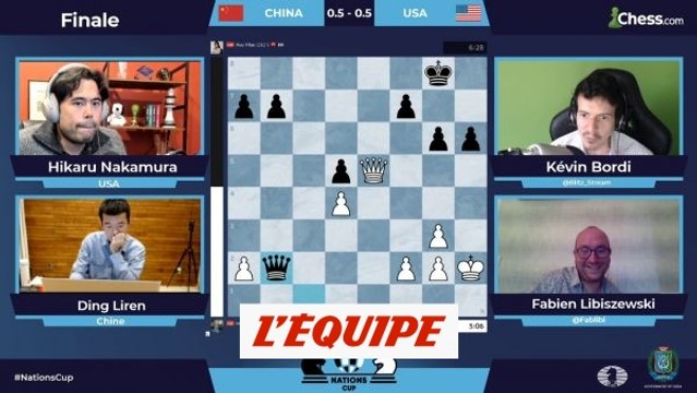 Revivez la finale remportée par la Chine face aux Etats-Unis - Echecs - Coupe des Nations