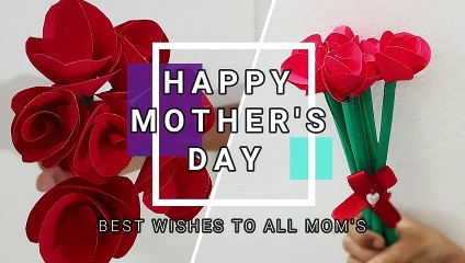 Craft Ideas | Handmade paper flower bouquet!!!