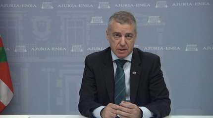 Urkullu pide que se clarifique el margen de deuda y déficit, de forma "urgente"