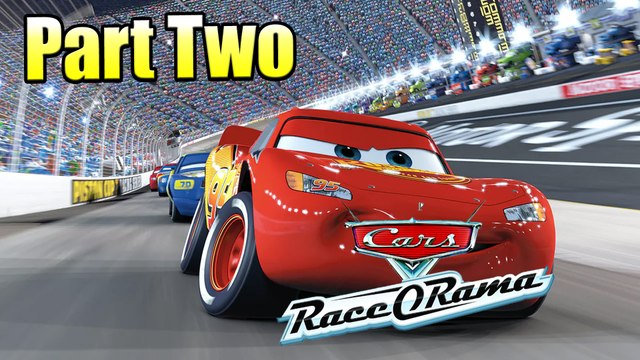 Cars Race-O-Rama Gameplay Part 2 - Really Big Wheels (Xbox 360)