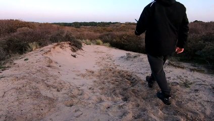 Basic military shovel throwing training with the left hand