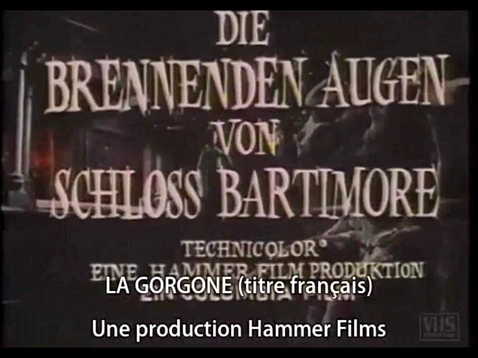 THE GORGON  (1964) Bande Annonce Allemande S.T.Fr.