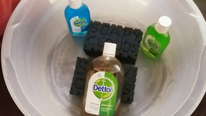 Asmr Dettol Sponge Squeeze/Rinse/Suds Dettol Soap Bar Play Dedicated to #YarenBasol  Relax/satisfy