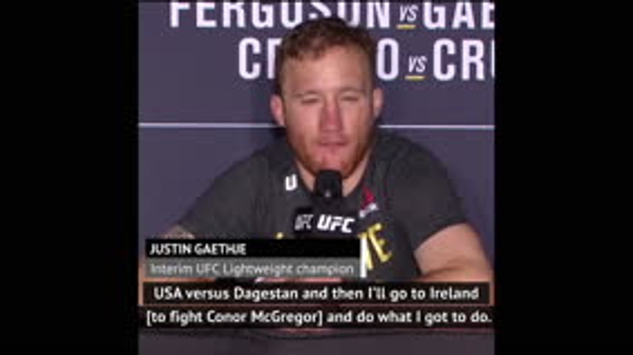 Gaethje wants 'biggest challenge' against Khabib after UFC title win