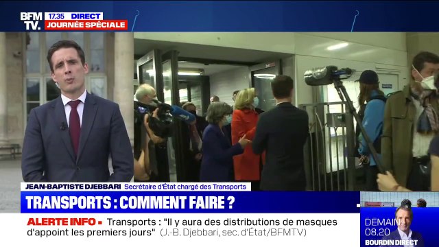 Jean-Baptiste Djebbari: Nous exigeons dès demain que les personnes qui entrent dans les transports portent un masque