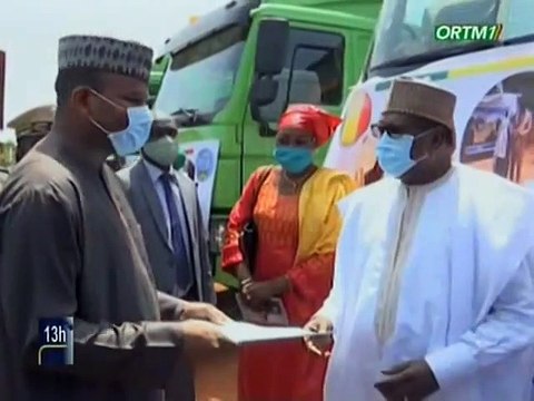 ORTM / Lancement officiel de distribution de céréales par le commissariat à la sécurité alimentaire sous la supervision de Dr Boubou