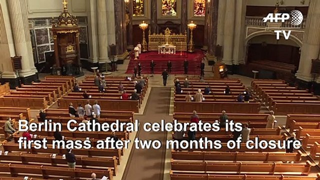 Worshippers hail a new beginning as German churches reopen for mass