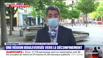 Jean Rottner (LR): "Il faut massifier le port du masque (...) ça doit devenir normal"