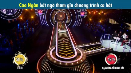 Cao Ngân bất ngờ tham gia chương trình ca hát. Cảm ơn