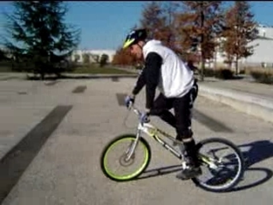 Echauffement vtt trial