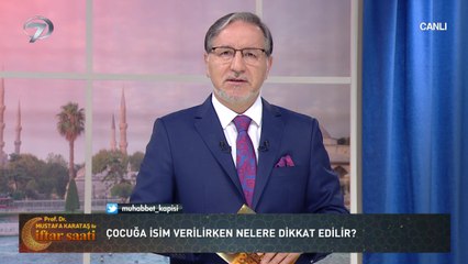 Prof. Dr. Mustafa Karataş ile İftar Saati - 10 Mayıs 2020