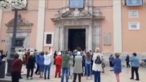 Polémica por la apertura al público de la Basílica de los Desamparados