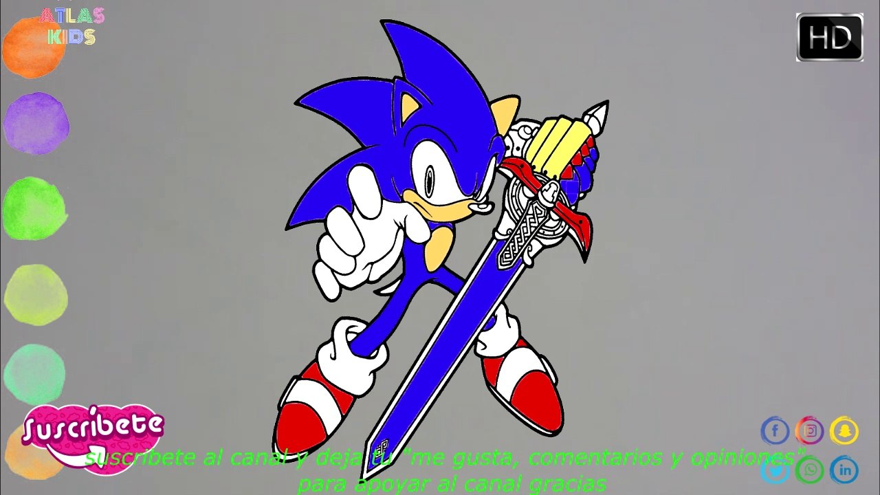 Cómo Dibujar a un Sonic  2020  Niños  How to Draw a Sonic Kids