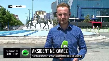 Aksident në Kamëz/ Elekriçisti lëndohet në punë.Rrugës për në spital bën aksident